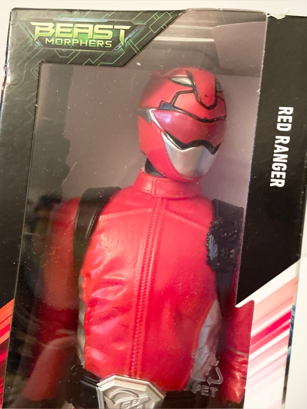 Power Rangers Beast Morphers Red Ranger 12" Action Figure Hasbro - Picture 14 of 15